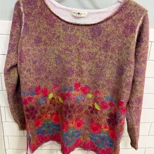 NATURAL LIFE Multicolor Floral Sweater
